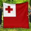 Tonga Flag Premium Quilt A6  Quilt